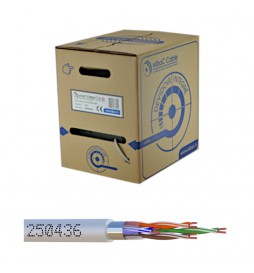 Dévidoir 305 m câble réseau F/UTP CAT5E LSZH – Ø 6 mm, Cu Ø 0,5 mm