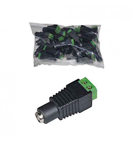 Connecteur DC femelle Ø 5,5/2,1 mm – sachet 30 pcs