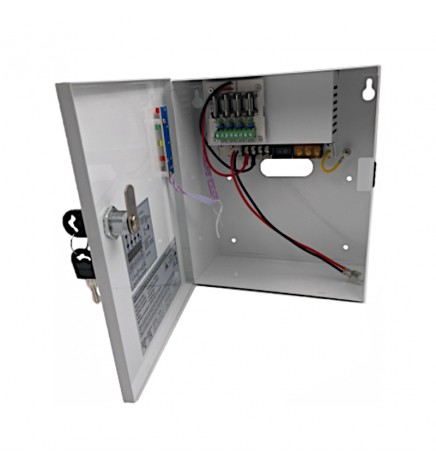 Alimentation secourue 12 V 5 A – 4 sorties pour caméras CCTV