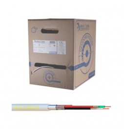 Dévidoir 500 m câble alarme 4 conducteurs – PVC Ø 3,7 mm, Cu Ø 0,6 mm