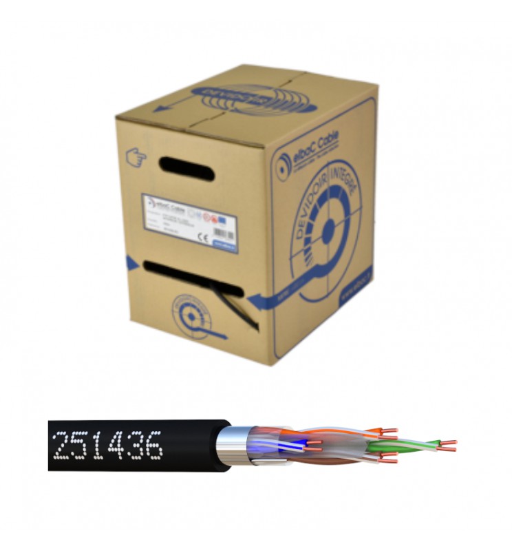 Dévidoir 250 m câble Cat5E F/UTP LSZH – Ø 6,5 mm, Cu Ø 0,50 mm Dévidoir 250 m câble Cat5E F/UTP LSZH – Ø 6,5 mm, Cu Ø 0,50 mm
